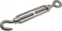Талреп М10*126 крюк-кольцо DIN1480, нерж. А4