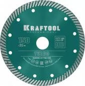 Диск алмазный 150х22,2 KRAFTOOL Turbo по бетону, кирпичу